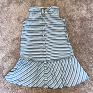 sharagon-NWT-Lady’s Sleeveless Striped Dress-Size Medium